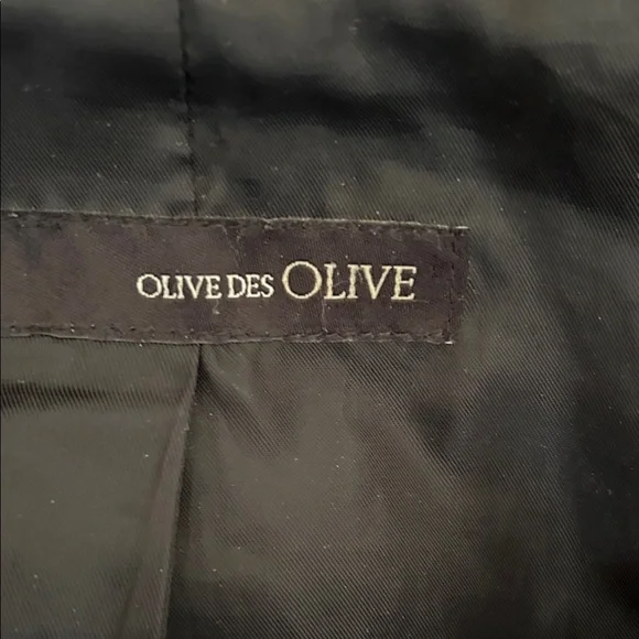 Olive des Olive Black and White Double-Breasted Tweed Jacket size S - Picture 10 of 11